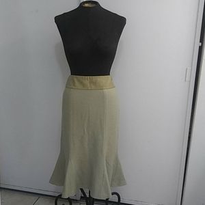 St. John Lime Green Skirt